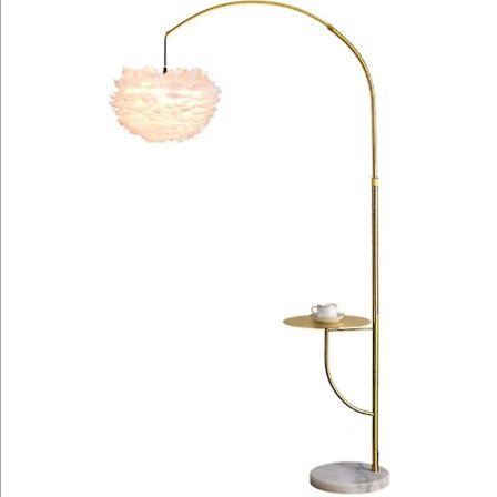 Fjærlampe Fiskegulvlampe Stue Soverom