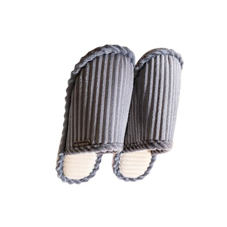 Bomulttofflor för herr, 2 par