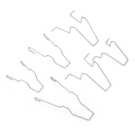 6 kpl Teräksinen Ajovalon Lampunpidike Lyhyen Valon Polttimon Kiinnitys Jousipuristin H1/h3/h4/h7