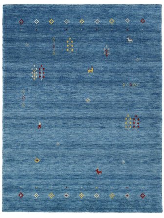Gabbeh Giza Rug - Blue 200X300 Wool, Classic Style
