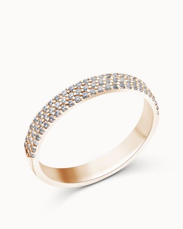 Alliancering Michelle 18K Rosaguld - Forlovelsesringe & Vielsesringe hos Vanbruun