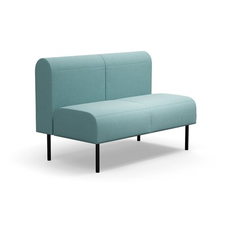 Modulsofa VARIETY, 2-Sitzer, Stoff Pod CS, türkis