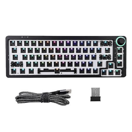 Tm680 Mechanical Keyboard Kit Hot Swappable Programmable Bt 2.4g Wired 3 Modes
