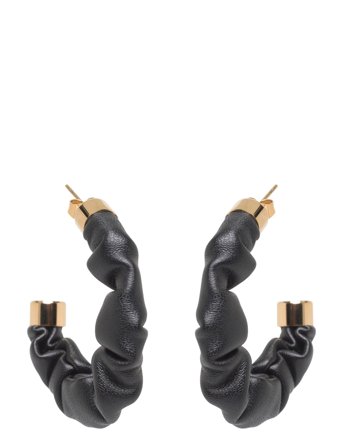 Rebel Hoop Silver Black Bud To Rose