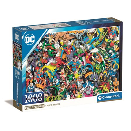 Pussel 1000 Pcs Impossible CB High Quality Collection DC Comics