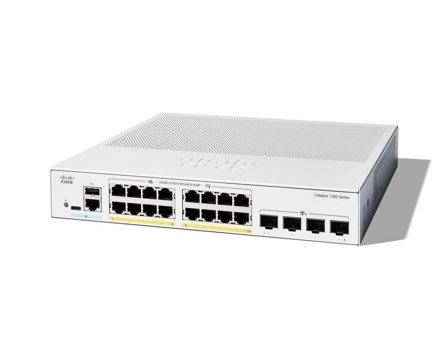 Cisco Catalyst 1300-16P-4X - switch - 16 porter - Styrt - rackmonterbar