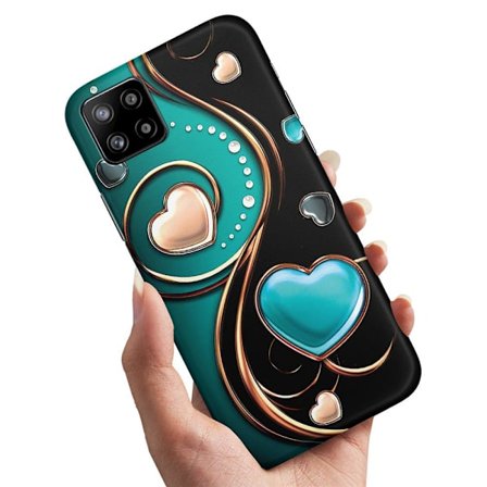 Cover / Mobilcover til Samsung Galaxy A22 5G - Hjerter