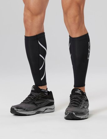2XU Compression Calf Guards - Black - XL