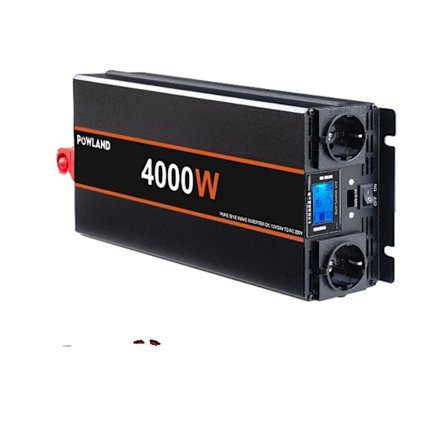Bilströmsomvandlare, 3000W effektutgång, 12V/24V DC till 220V AC-omvandling, 4000W, 24V, Europa