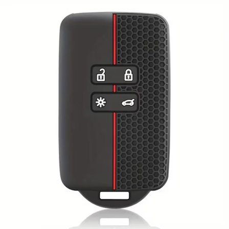 Nøglebeskyttelsesetui til Renault Megane, holdbart nøgleetui i materialer af høj kvalitet, stødabsorberende skal med honeycomb-tekstur, forhindrer 