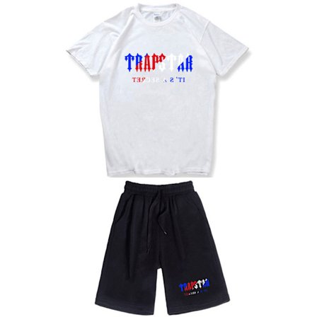 Mäns mode T-shirt lös mångsidig sport set 13