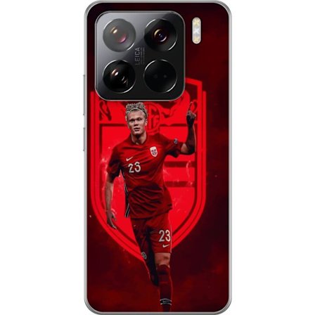 Kompatibelt Mobildeksel til Xiaomi 15 Pro Erling Haaland Manchester City Norge fotball målmaskin angriper sterk fysikk fart og kliniske avslutninger