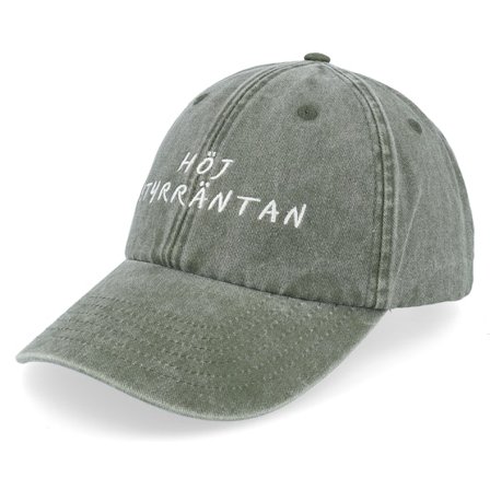Iconic - Grün unconstructed Cap - "Höj Styrräntan Olive Dad Cap / Unconstructed " @ Hatstore