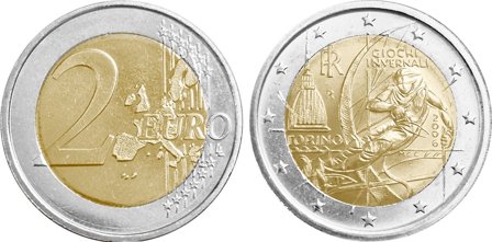 Italien 2006 - Vinter-OL i Torino - 2-euromønt