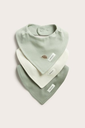 Newbie | 3-pk. smekker med broderi Grønn ONE SIZE | Grønn