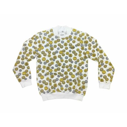 Moschino - Tröjor - Vit - Herr - Storlek: Xl, Herr, Storlek: XL