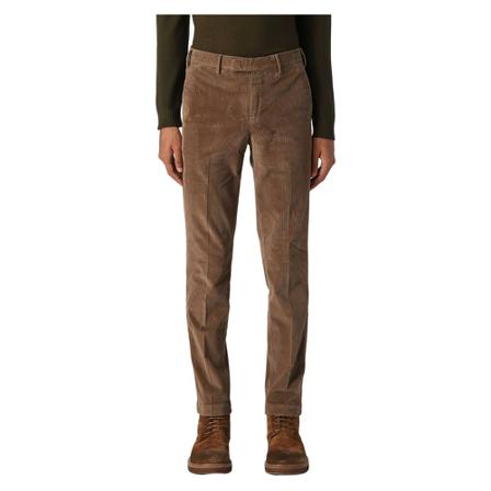 Pt01, Straight Trousers Brązowy, Mężczyzna, Rozmiar: M