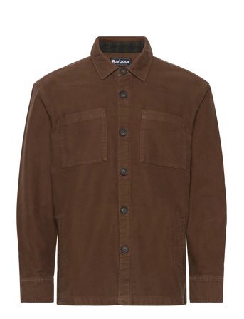 Barbour Barbour Regular Moleskin Overshirt - Brown - M