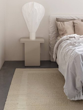 Gunde Tæppe - Taupe Brun 160X230 I Skandinavisk Stil