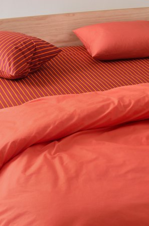 Jotex - Stretchlaken Økologisk Rust/oransje - SIMA - Kjøp Dra-på-laken hos Jotex