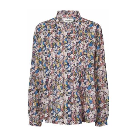 Lolly's Laundry, Balu Shirt - Flower Print Niebieski, Kobieta, Rozmiar: XS