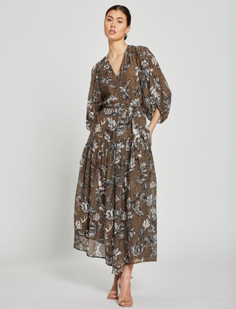 Bruuns Bazaar Dusclebbhanie Dress - Brown - 36