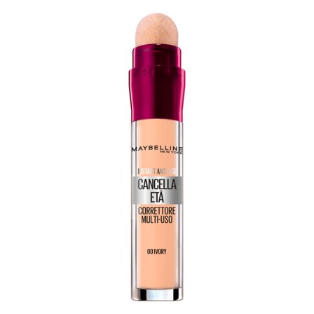 Maybelline New York Correttore Multiuso Cancella Età Ivory (00) - Correttore