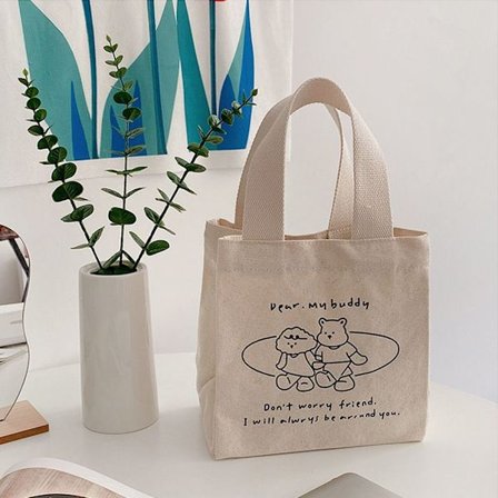 Lunchpåse Canvas Lunchlåda VIT TYP 1-S TYP 1-S