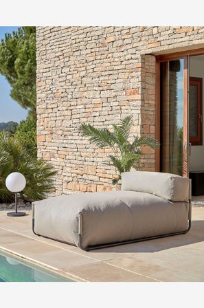 Kave Home - Loungeseng Square - Grønn - Solstoler - Fra Homeroom