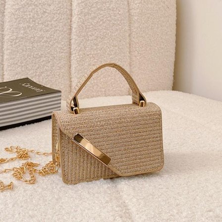 Skuldertaske Underarmstaske GULD