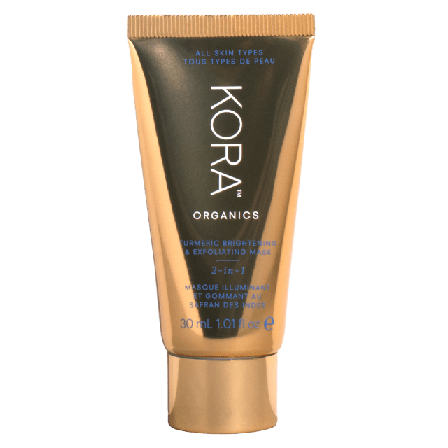 KORA Organics Turmeric Brightening & Exfoliating Mask 2-in-1 Ansiktsmask peeling Dam 30ML