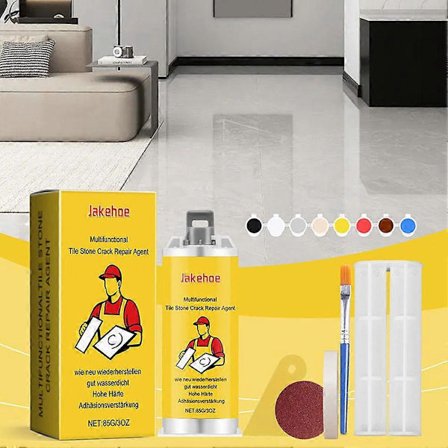 Multifunktionelt flise- og stenreparationssæt, reparationssæt til fliser, granit og marmor [D]