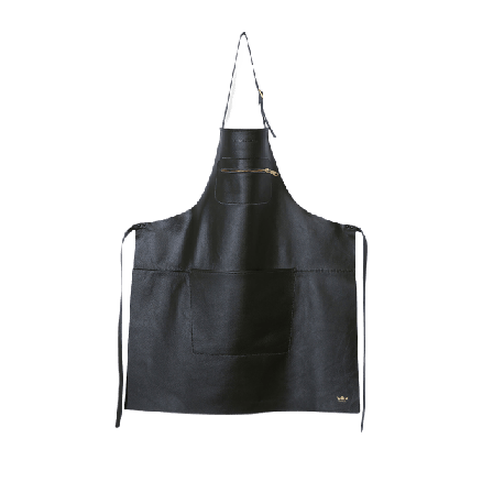 Dutchdeluxes Förkläde Med Dragkedja 66x68cm Förkläden Unisex Svart ONESIZE