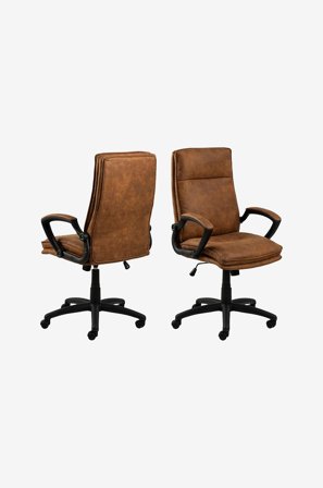 AC Design Furniture - Skrivbordsstol Neija - Brun - Skrivbordsstolar - Från Homeroom