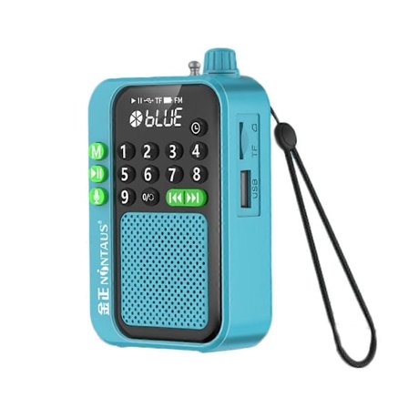 NONTAUS C90 Mini Lomme FM Radio Digital Radiomottaker D