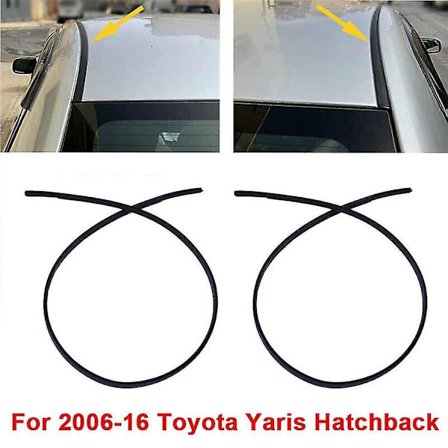 Venstre & Højre Side Tagdrypliste Trim Til 2006-2016 Toyota Yaris Hatchback