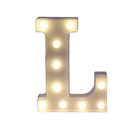 LED-kirjainvalot Suuri koristeellinen puutarhavalo ulkokäyttöön L-max