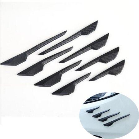 8 stk. Bil SUV Front Bagkofanger Beskytter Strimmel Kant Hjørnebeskytter