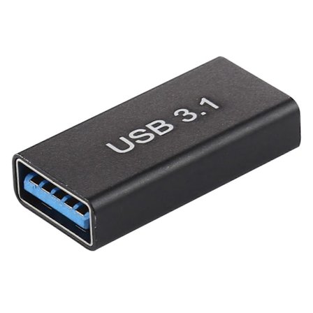 Type-C / USB-C Hona till USB 3.0 Hona Aluminiumlegeringsadapter (Svart)