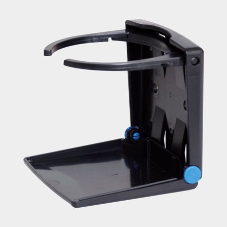 Držák na láhev, plast, černý, pro 1 láhev