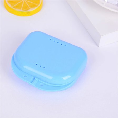 Dropship Tandprotese Boks Opbevarings Etui Dental Kunstige Tænder Enhed Beholder Tandprotese Opbevaringsbokse Rengøringsmiddel Levert