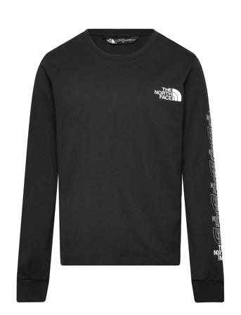 B New L/S Graphic Tee Black The North Face