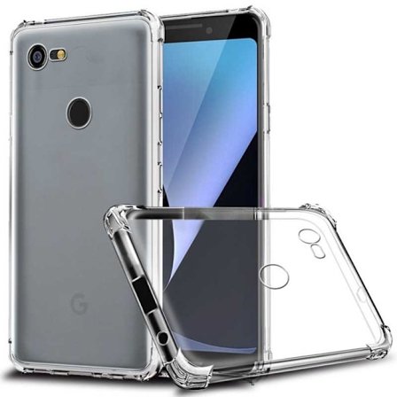 Google Pixel 3a iskuja vaimentava silikonikuori Shockr