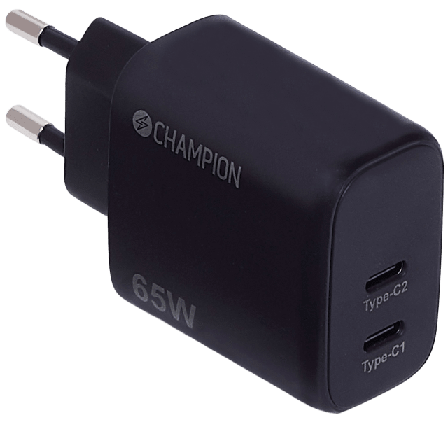 Champion Nordic Laddare 65w Pd Övriga tillbehör Svart