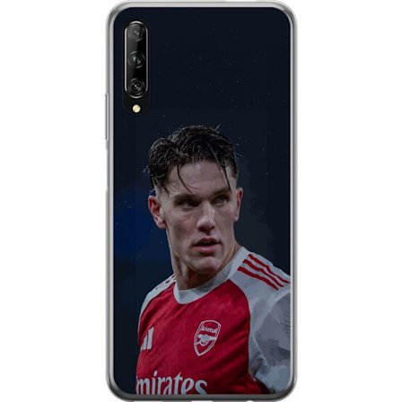 Kompatibel Mobilcover til Huawei P smart Pro 2019 Pastelfarvet regnbue med hvide stjerner og blød farveovergang i drømmehimlens design