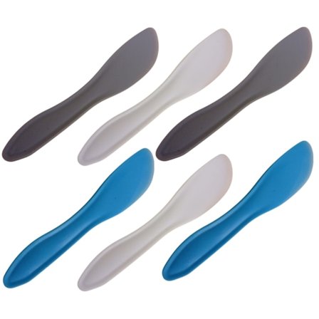 Pack om 6st Smörknivar i olika Färger - Smörkniv