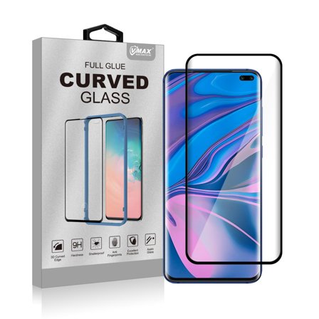 VMAX skjermbeskytter Xiaomi Mi 10 og Mi 10 Pro - Svart, herdet glass