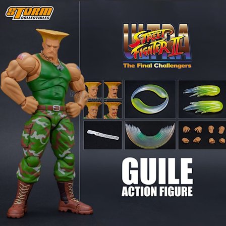 Street Fighter II: The Final Challengers Guile Anime-pelifiguuri Ryu/Ken Masters Toimintafiguuri Storm Keräilymalli Nukkelelu