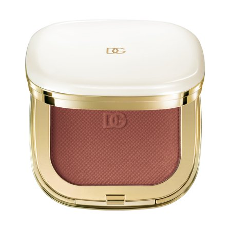 Dolce&Gabbana Cheeks&Eyes Match Poudre blush e ombretto a lunga tenuta 06 Playful Rosewood - Marrone con sfumature rosa 8gr - Fard compatto