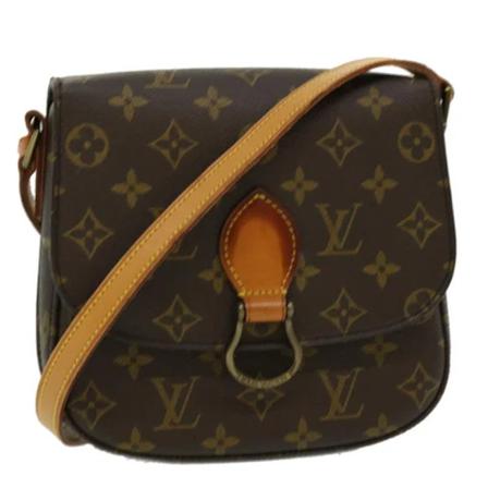 Louis Vuitton Vintage, Brown Canvas Louis Vuitton Saint Cloud Bruin, Dames, Maat:ONE Size